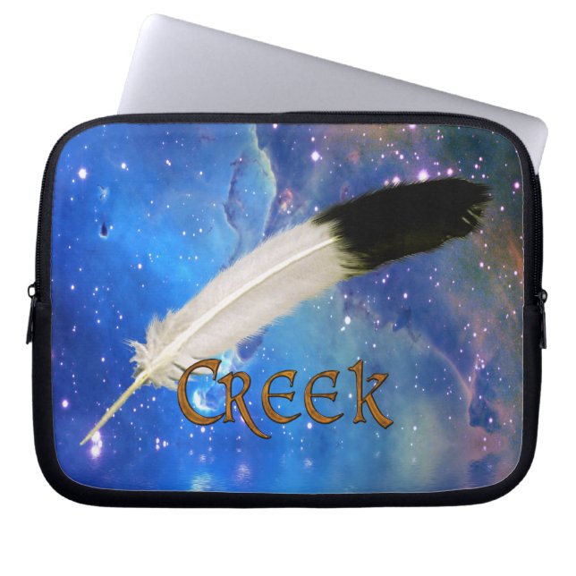 Capa Para Notebook BOLSA DE LAPTOP de Espaço de Nação e Penas CREEK (Frente)
