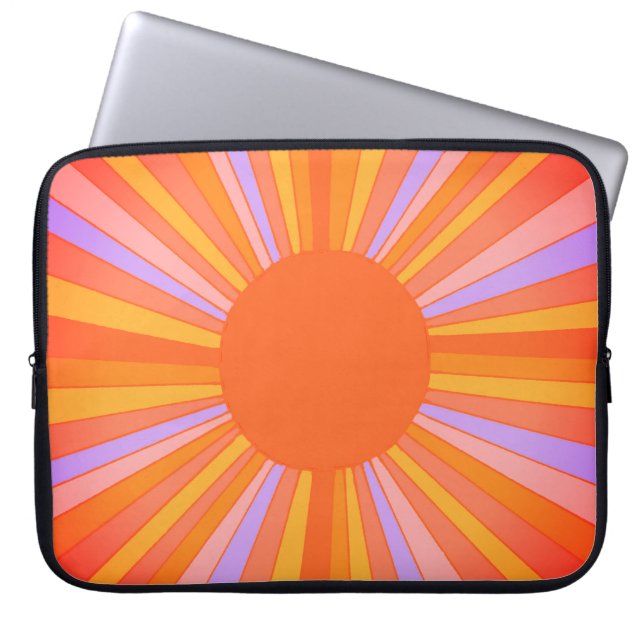 Capa Para Notebook Bolsa de laptop de explosão solar (Frente)