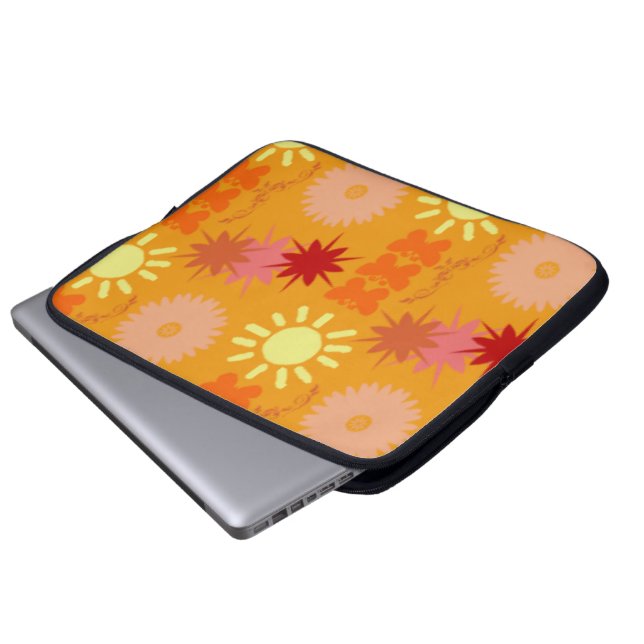 Capa Para Notebook Bolsa de laptop DE FLORES SUNSHINE - PRESENTES DE  (Frente Inferior)