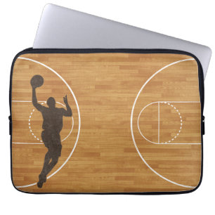 Capa Para Notebook Bolsa de laptop de Garoto do Tribunal de Basquete
