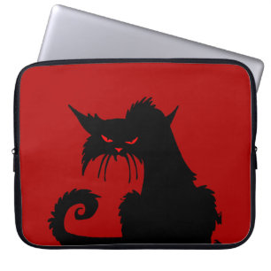 Capa Para Notebook Bolsa de laptop de Gato Negro