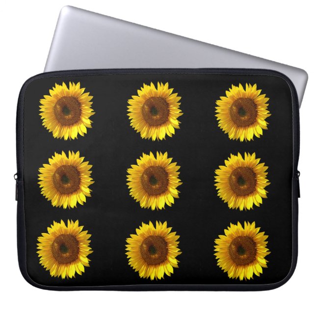 Capa Para Notebook Bolsa de laptop de girassol (Frente)