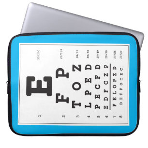 Capa Para Notebook Bolsa de laptop de Gráfico de Olhos Azuis