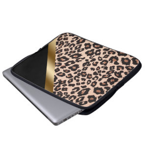 Capa Para Notebook Bolsa de laptop de impressão leopardo