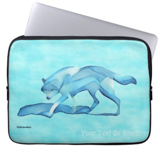 Capa Para Notebook Bolsa de laptop de Lobo Azul