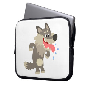 Capa Para Notebook Bolsa de laptop de Lobo de Cartoon Famosa