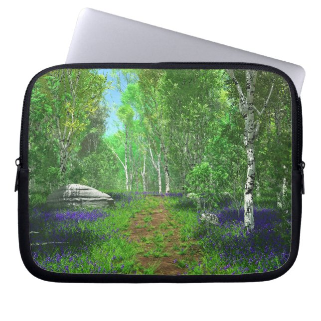 Capa Para Notebook Bolsa de laptop de Luz Bluebell (Frente)