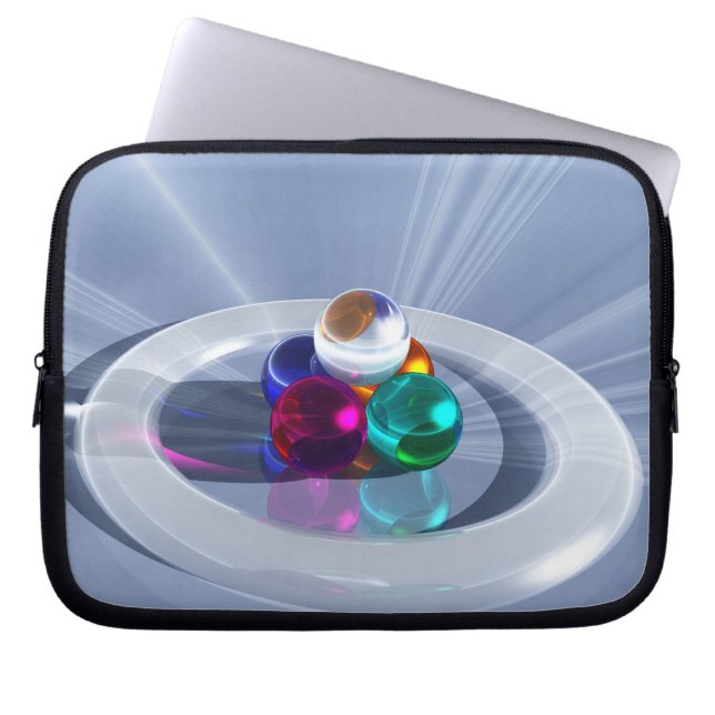 Capa Para Notebook Bolsa de laptop de luz de flexão (Frente)