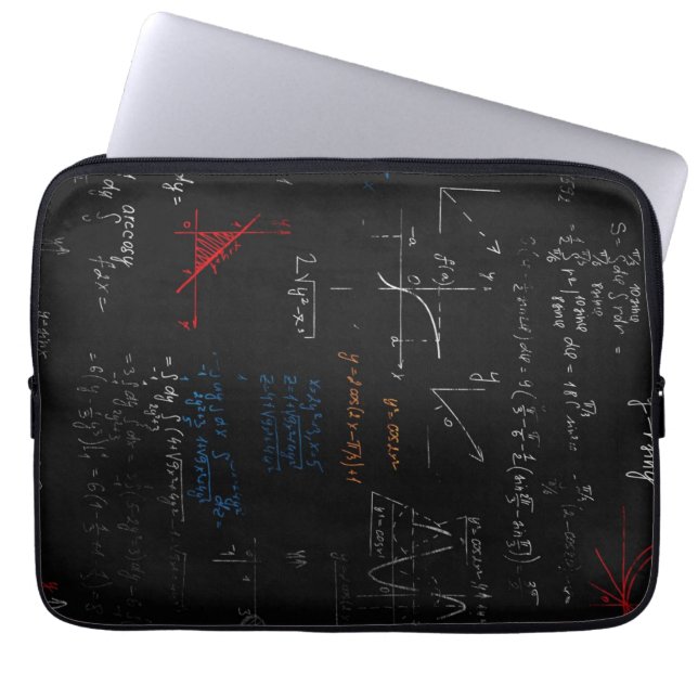 Capa Para Notebook Bolsa de laptop de matemática (Frente)