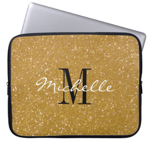 Capa Para Notebook Bolsa de laptop de monograma personalizado com bri