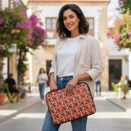 Capa Para Notebook Bolsa de laptop de morango