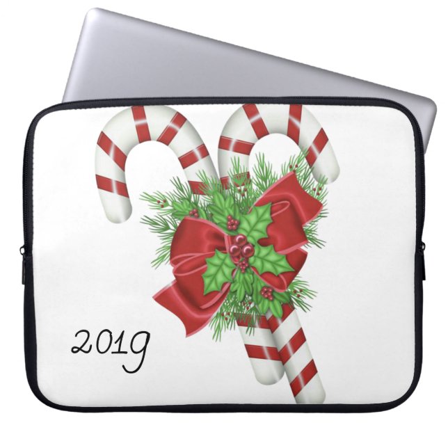 Capa Para Notebook Bolsa de laptop de Natal Neoprene, 15 pol. (Frente)