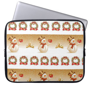 Capa Para Notebook Bolsa de laptop de Natal Neoprene de 15 polegadas,