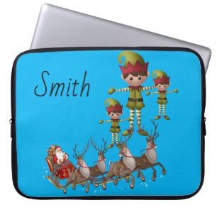 Capa Para Notebook Bolsa de laptop de Natal Neoprene de 15 polegadas,