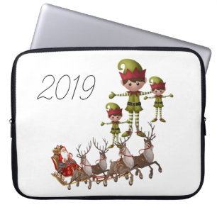 Capa Para Notebook Bolsa de laptop de Natal Neoprene de 15 polegadas,