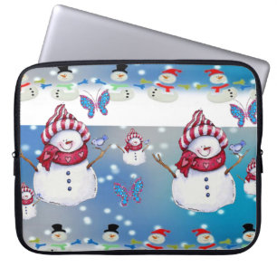 Capa Para Notebook Bolsa de laptop de Natal Neoprene de 15 polegadas,