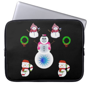 Capa Para Notebook Bolsa de laptop de Natal Neoprene de 15 polegadas,