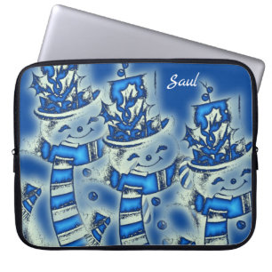 Capa Para Notebook Bolsa de laptop de Natal Neoprene de 15 polegadas,