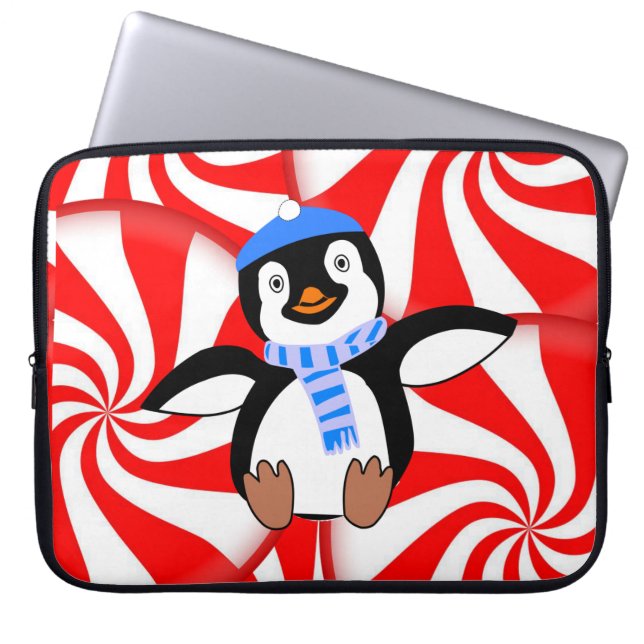 Capa Para Notebook Bolsa de laptop de Natal Neoprene de 15 polegadas, (Frente)