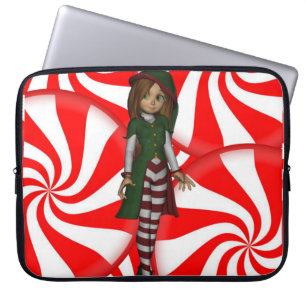 Capa Para Notebook Bolsa de laptop de Natal Neoprene de 15 polegadas,