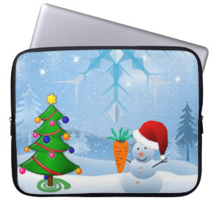 Capa Para Notebook Bolsa de laptop de Natal Neoprene de 15 polegadas,