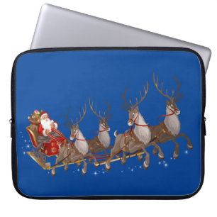 Capa Para Notebook Bolsa de laptop de Natal Neoprene de 15 polegadas,