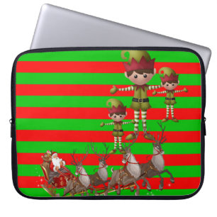 Capa Para Notebook Bolsa de laptop de Natal Neoprene de 15 polegadas,