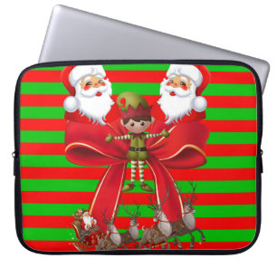 Capa Para Notebook Bolsa de laptop de Natal Neoprene de 15 polegadas,