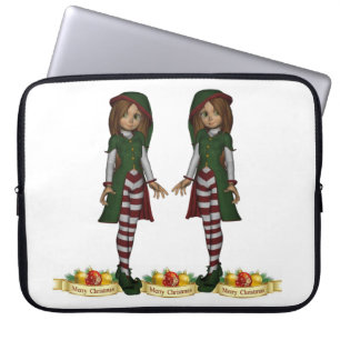 Capa Para Notebook Bolsa de laptop de Natal Neoprene de 15 polegadas,