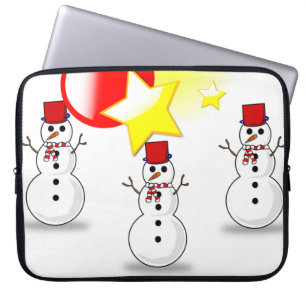 Capa Para Notebook Bolsa de laptop de Natal Neoprene de 15 polegadas,