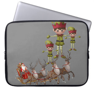 Capa Para Notebook Bolsa de laptop de Natal Neoprene de 15 polegadas,