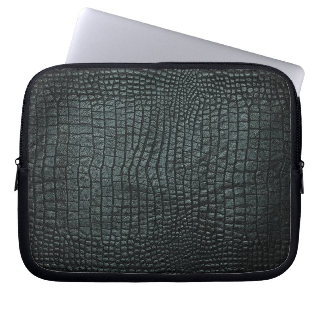 Capa Para Notebook Bolsa de laptop de Neoprene Crocodilo de 10 polega (Frente)