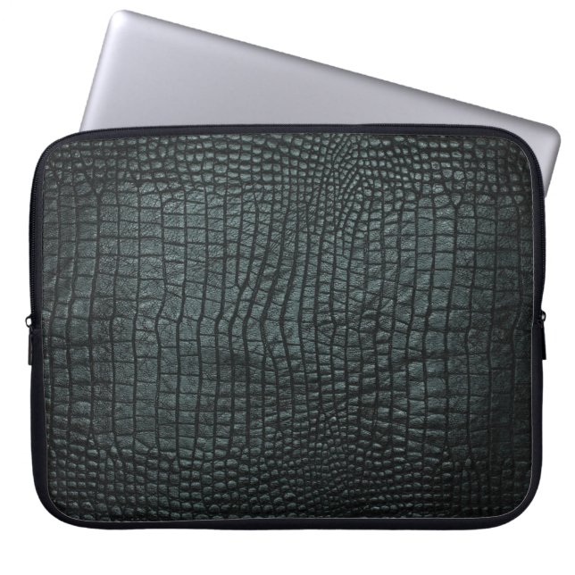 Capa Para Notebook Bolsa de laptop de Neoprene Crocodilo de 15 polega (Frente)
