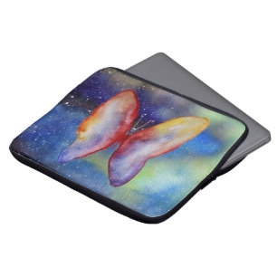Capa Para Notebook Bolsa de laptop de Neoprene de Arte da Borboleta E