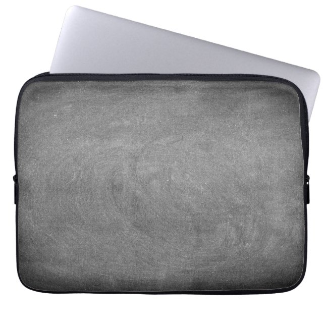 Capa Para Notebook Bolsa de laptop de Neoprene de Cinza Negra (Frente)