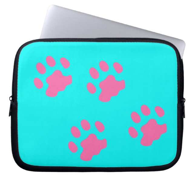 Capa Para Notebook Bolsa de laptop de Neoprene de Pinças Rosa de 10 p (Frente)