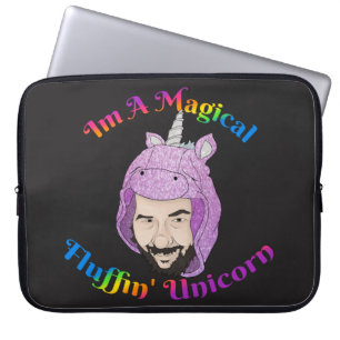 Capa Para Notebook Bolsa de laptop de Neoprene do Unicórnio de Fluff