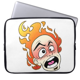 Capa Para Notebook Bolsa de laptop de Neoprene Scovilleliced Fire Hea