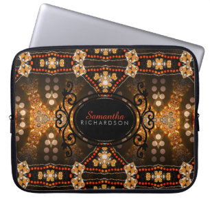 Capa Para Notebook Bolsa de laptop de Nome Personalizado de Batik Tri
