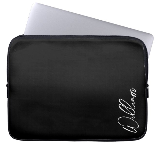 Capa Para Notebook Bolsa de laptop de Nomes Personalizados de Script  (Frente)