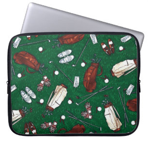 Capa Para Notebook Bolsa de laptop de Padrão de Golfe de Tempo Teto