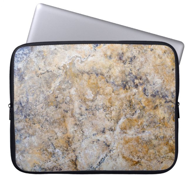 Capa Para Notebook Bolsa de laptop de Padrão de Pedra Granite (Frente)