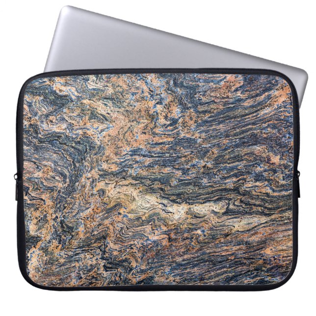 Capa Para Notebook Bolsa de laptop de Padrão de Pedra Granite (Frente)