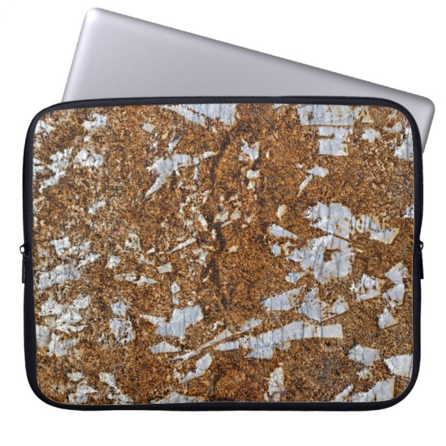 Capa Para Notebook Bolsa de laptop de Padrão de Pedra Granite (Frente)