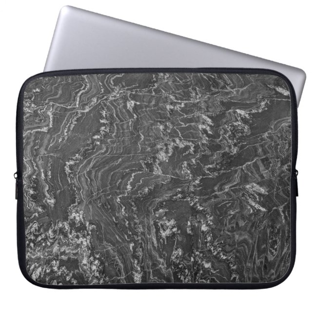 Capa Para Notebook Bolsa de laptop de Padrão de Pedra Granite (Frente)