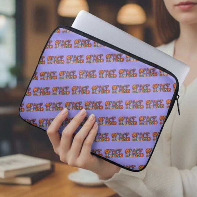 Capa Para Notebook Bolsa de laptop de paz (Criador carregado)