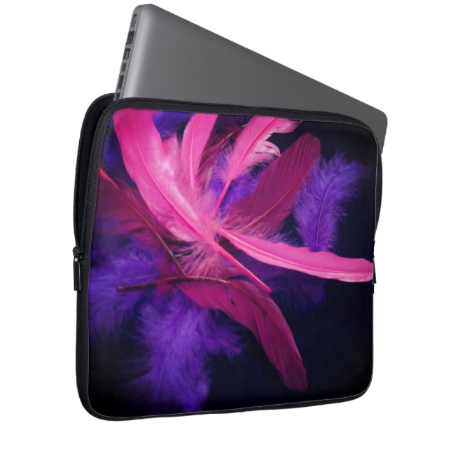 Capa Para Notebook Bolsa de laptop de penas (Frente Esquerda)