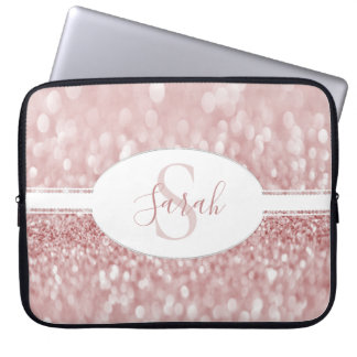 Capa Para Notebook Bolsa de laptop de personalização da brilho rosa