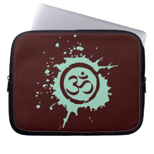 Capa Para Notebook Bolsa de laptop de Planeta Orgânico de Aum Verde