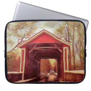 Capa Para Notebook Bolsa de laptop de Ponte Coberta de Red Ashland